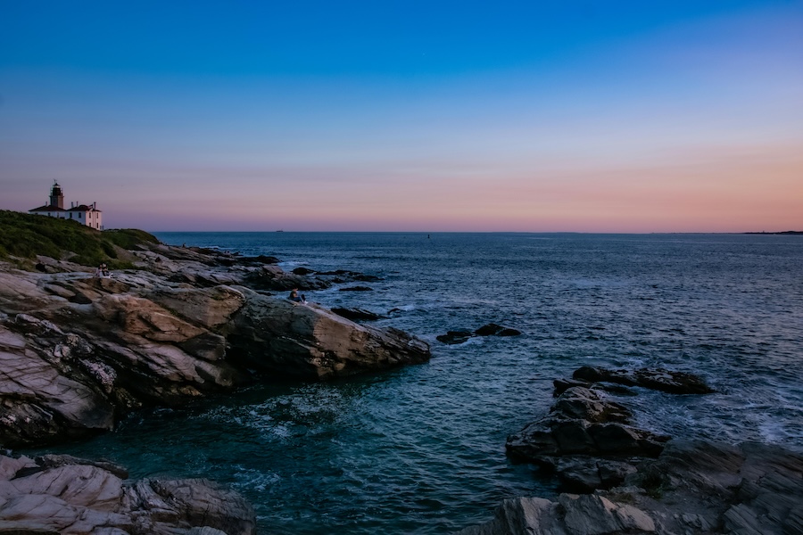 Sea at Dusk Photo